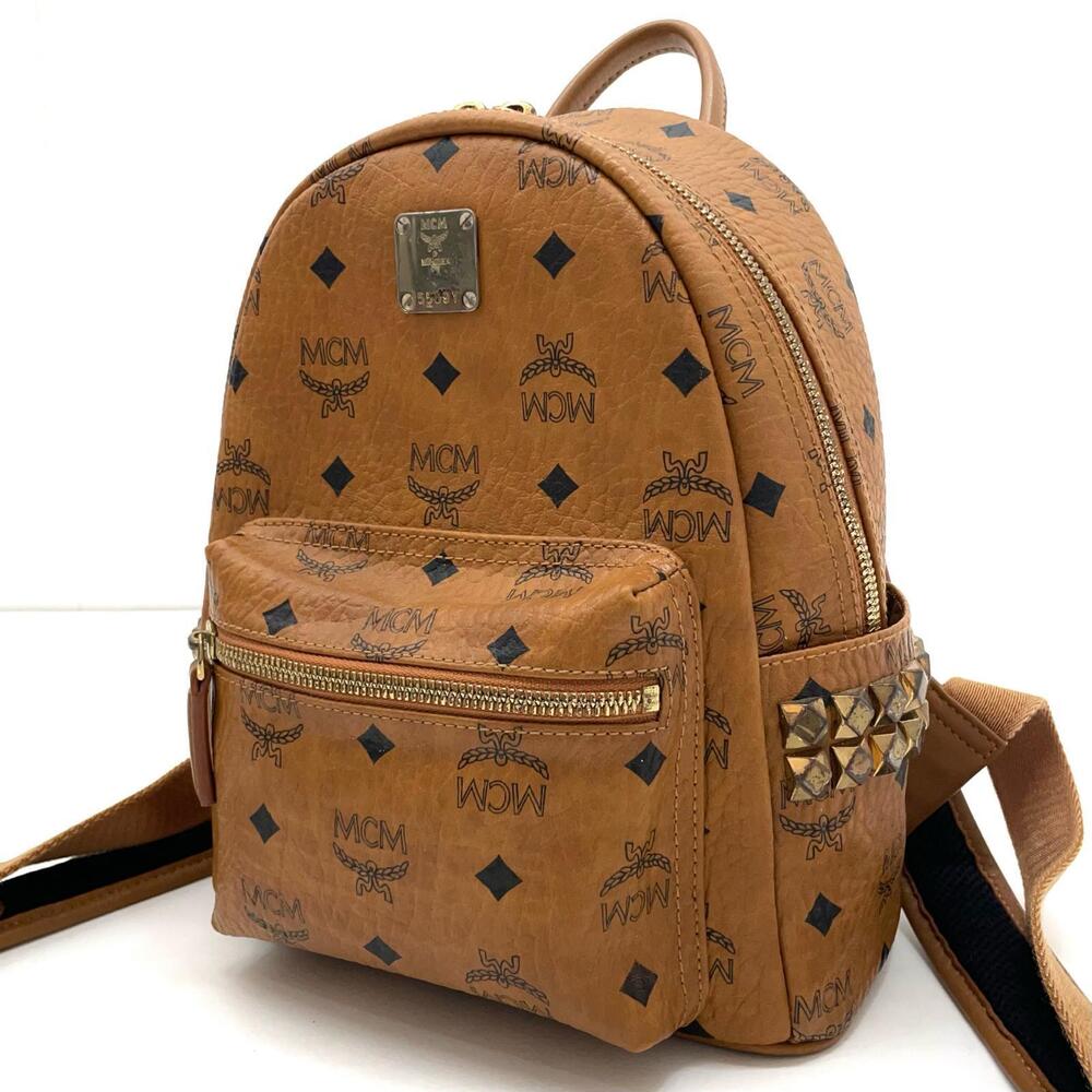 MCM Visetos Backpack Daypack Brown